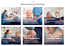 design education, elearning, nursing website with responsive